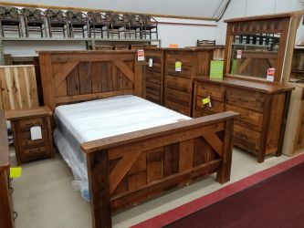 Vintage Barnwood Queen Bed