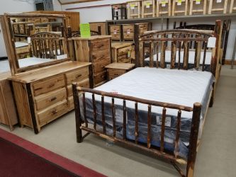 Stick Hickory Queen Bed