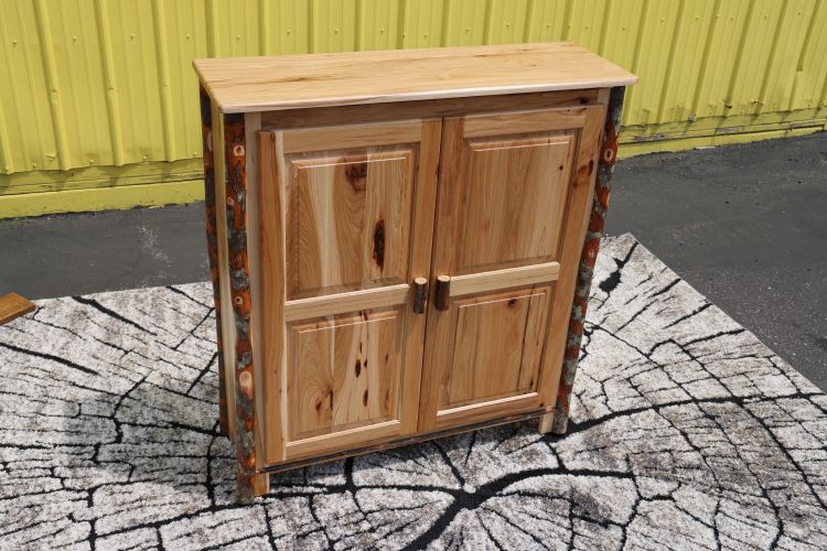 Hickory Two Drawer Pantry