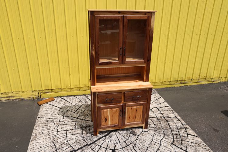 Hickory Walnut Two Door Hutch