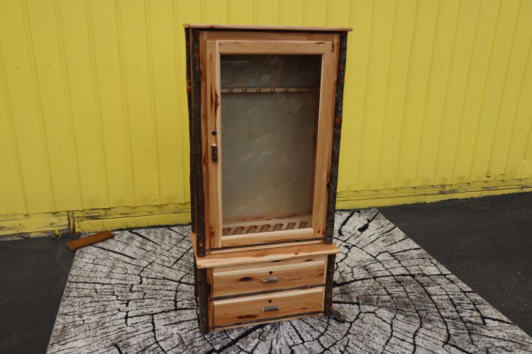 Hickory Gun Cabinet